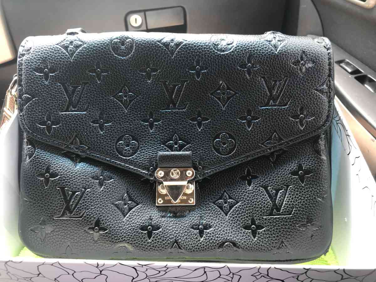 Louis Vuitton black purse - Raleigh, North Carolina
