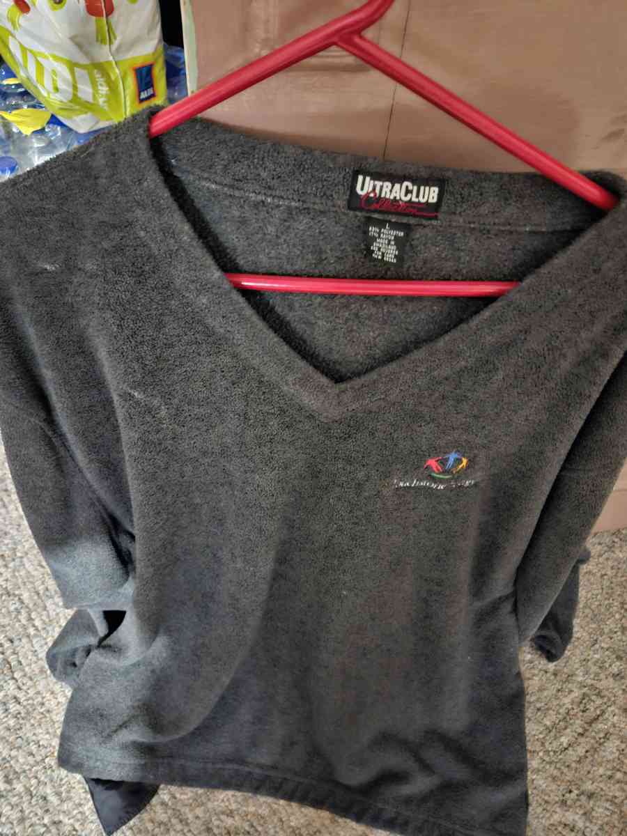 womens sweater touchstone energy insignia size L v neck - Eldorado, Illinois - FleaMarketBay