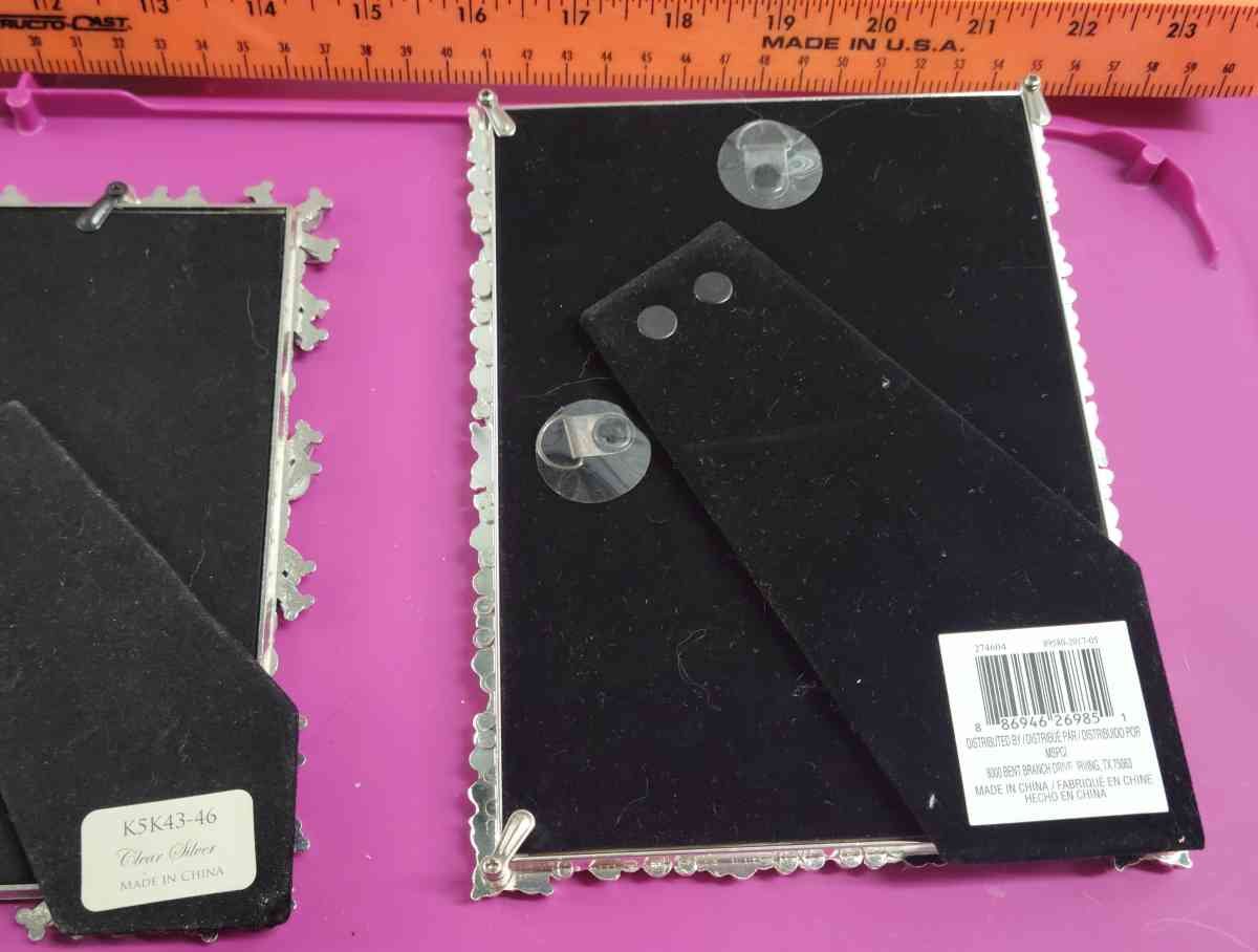 3pcs Embellished Picture Frame Lot  2 5x 7  1 4x6 - Kenner, Louisiana - FleaMarketBay