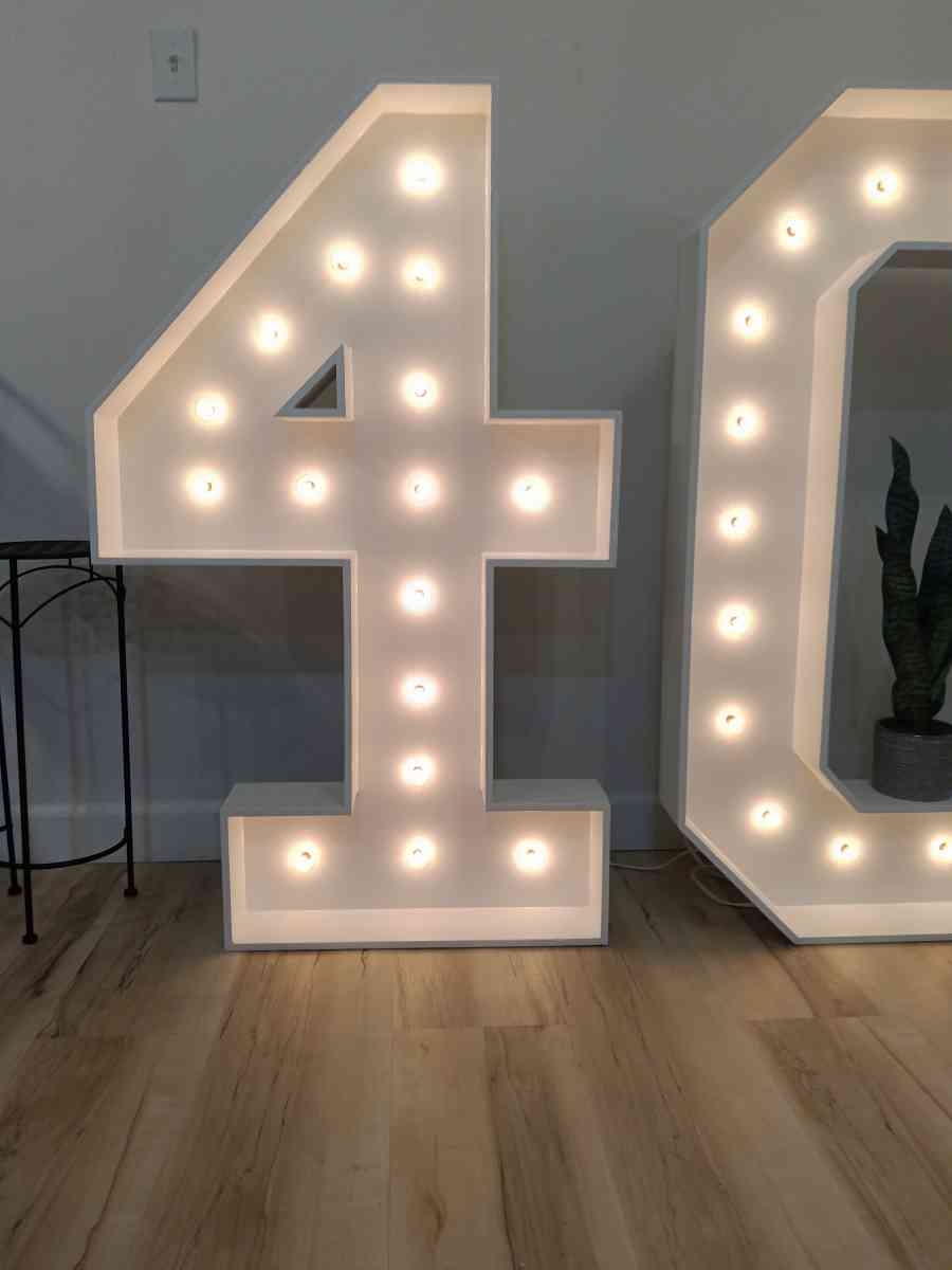 Marquee numbers - Rialto, California - FleaMarketBay