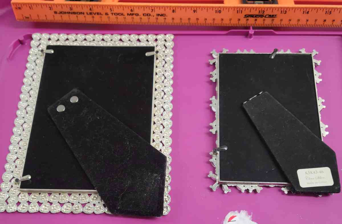 3pcs Embellished Picture Frame Lot  2 5x 7  1 4x6 - Kenner, Louisiana - FleaMarketBay