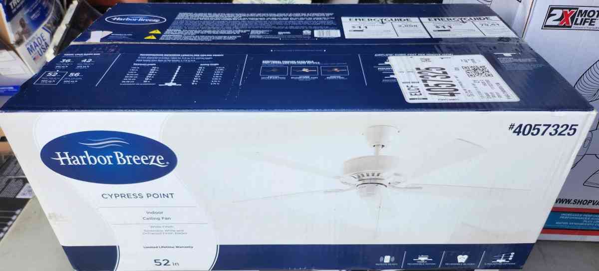 Harbor Breeze Cypress Point Ceiling Fan BRAND NEW - Homosassa, Florida - FleaMarketBay