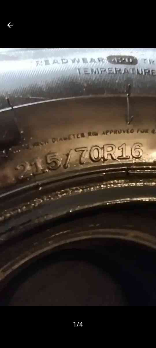 new car tires 21570R16 - Fayetteville, North Carolina - FleaMarketBay