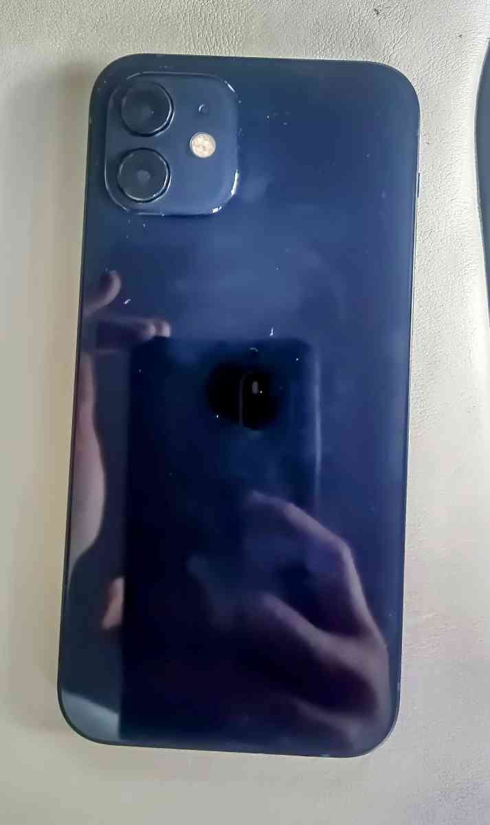 Black iPhone 12 With Black OtterBox Case - Lafayette, Louisiana - FleaMarketBay