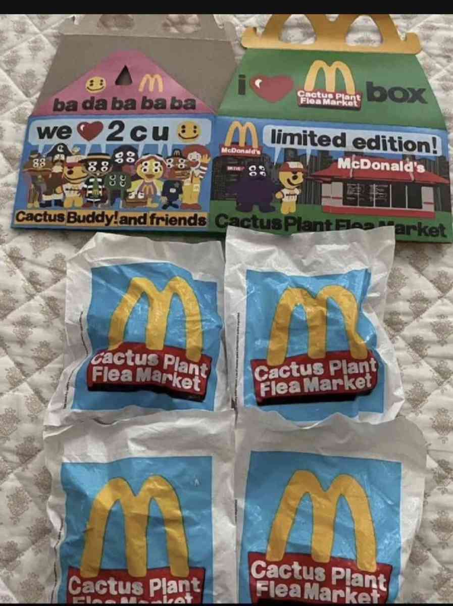McDonalds Cactus Plant Happy meal toys - New City, New York - FleaMarketBay