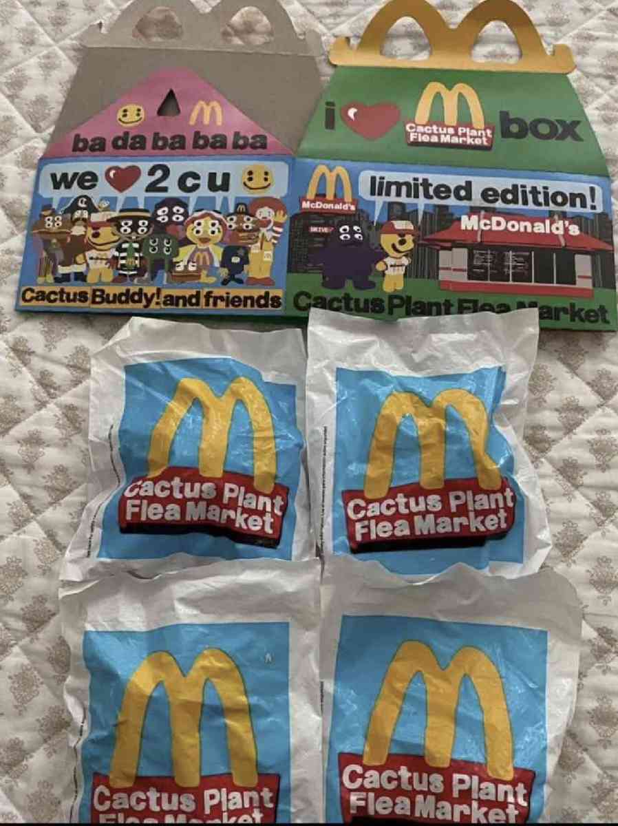 limited Edition McDonalds Cactus plant happy meal toys - New York, New York - FleaMarketBay
