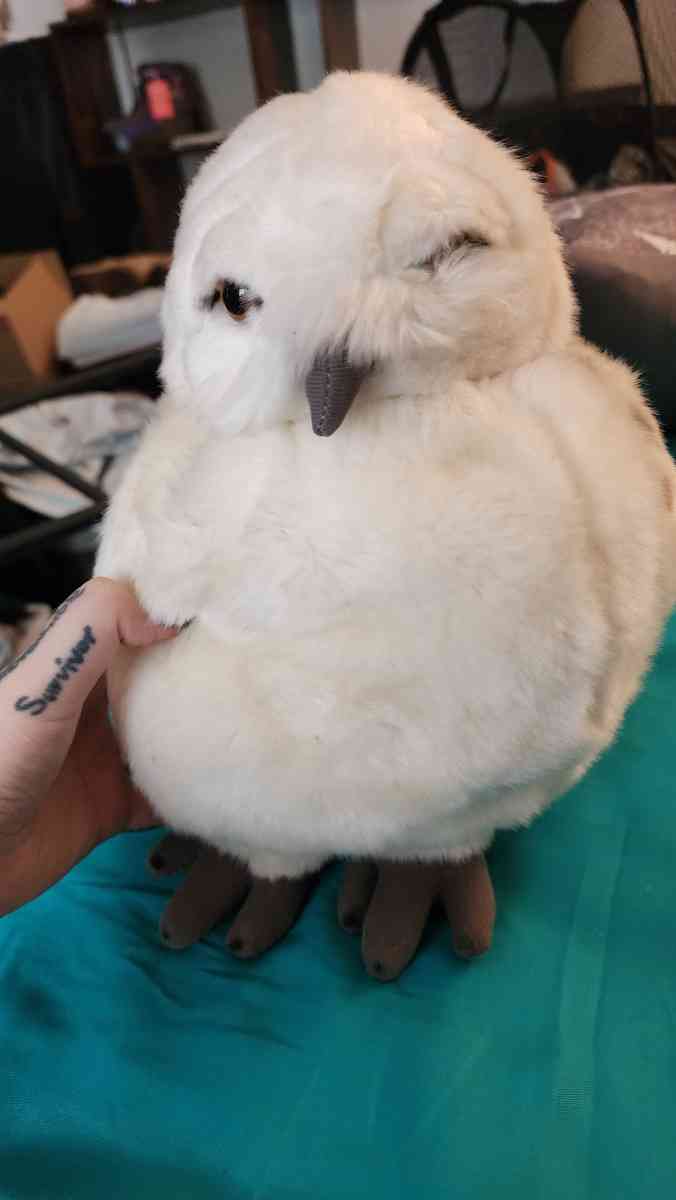 Official Wizarding world merch Hedwig NWT puppet 360head