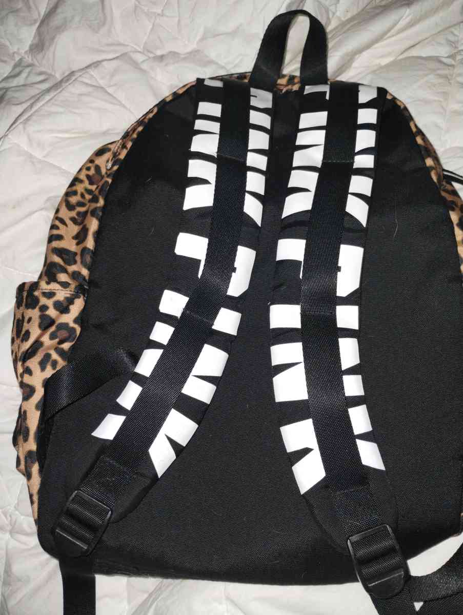 Pink by Victoria Secret leopard print campus backpack - Kansas City, Missouri - FleaMarketBay