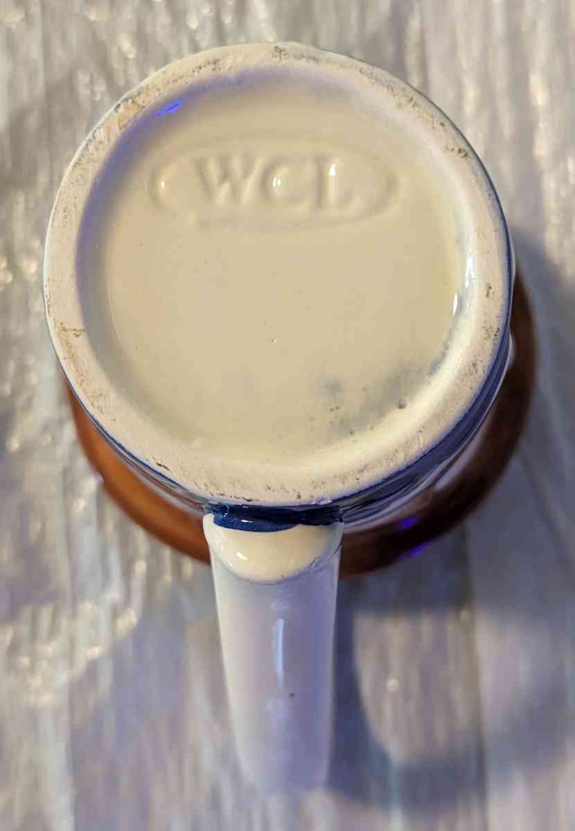 Rare Vintage WCL 3D Ceramic Thanksgiving Pilgrim Mug - Phoenix, Arizona - FleaMarketBay