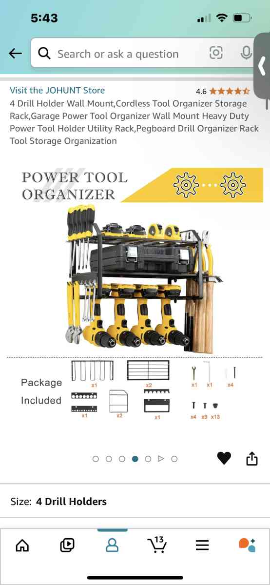 tool holder shelf - Indianapolis, Indiana - FleaMarketBay