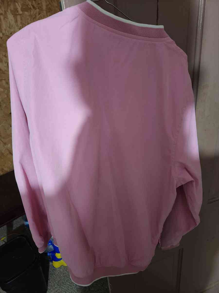 Tres bien pink pullover jacket - Eldorado, Illinois - FleaMarketBay