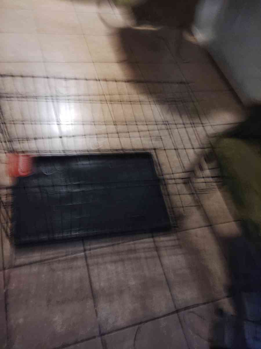 a black puppy cage for baby dogs - Dallas, Texas