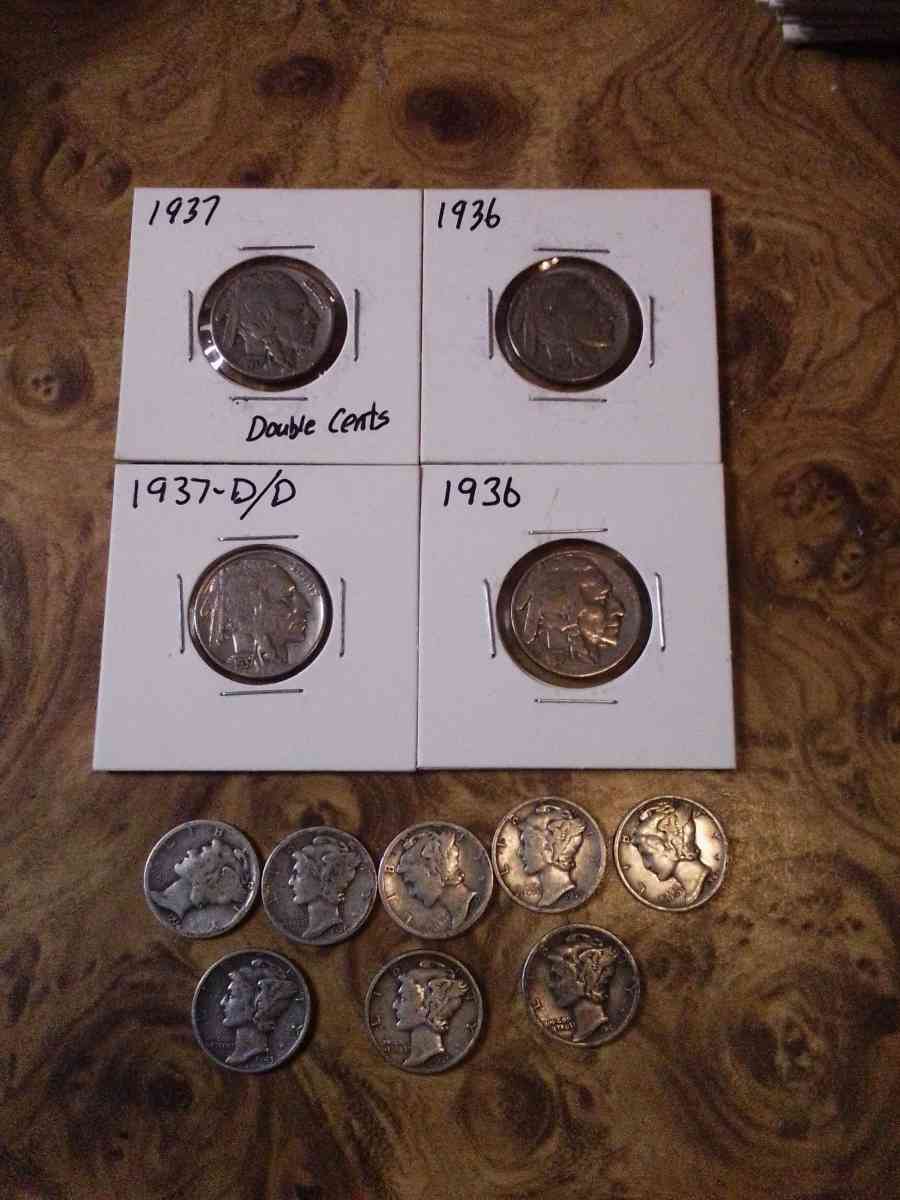 Silver coins an Bank notes - Newark, California - FleaMarketBay