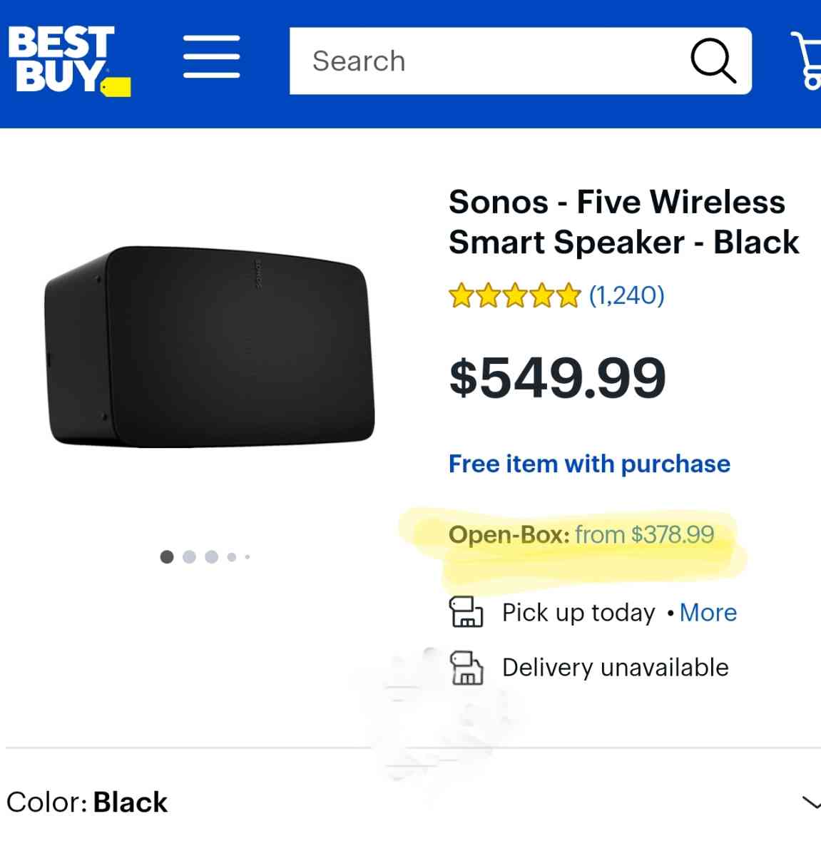 Sonos Speaker Play 5 Gen 2 - Milpitas, California - FleaMarketBay