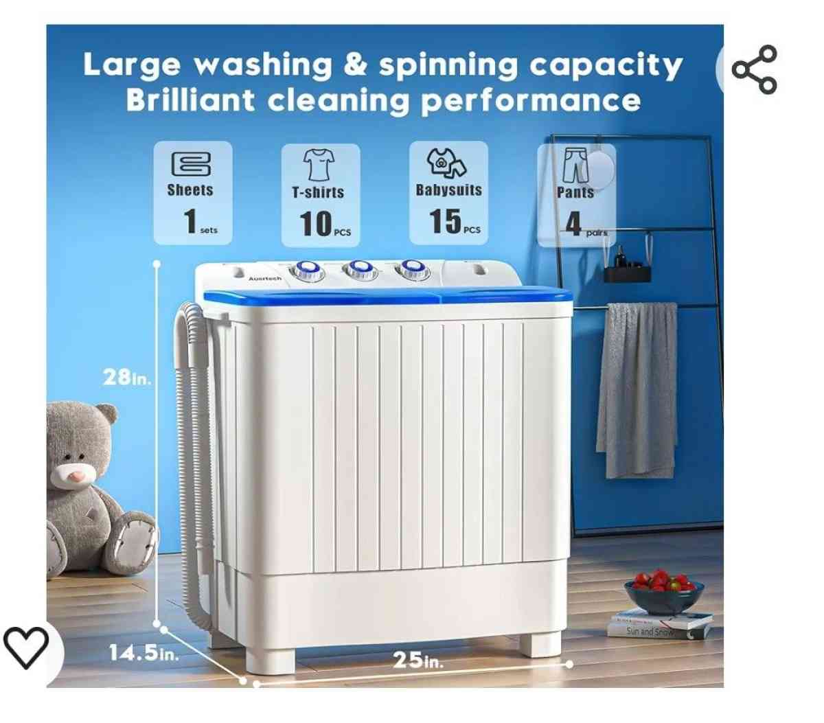 Portable Washing Machine - Carrollton, Georgia - FleaMarketBay