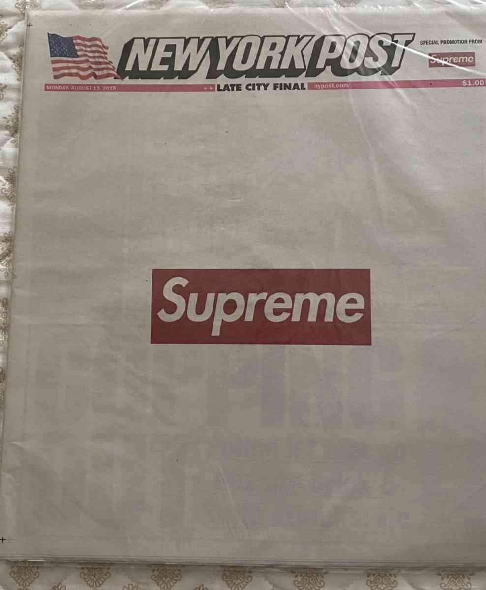 Supreme newspaper - Middle Village, New York - FleaMarketBay