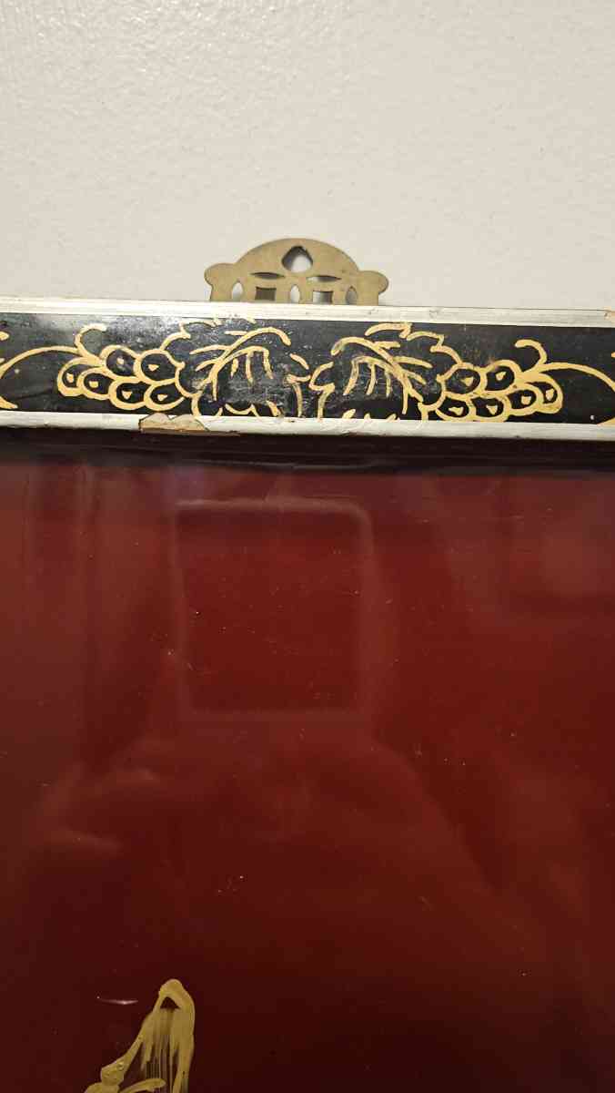 VINTAGE CHINESE MOTHER OF PEARL 3D ALBALONE SHELL ART - San Antonio, Texas - FleaMarketBay