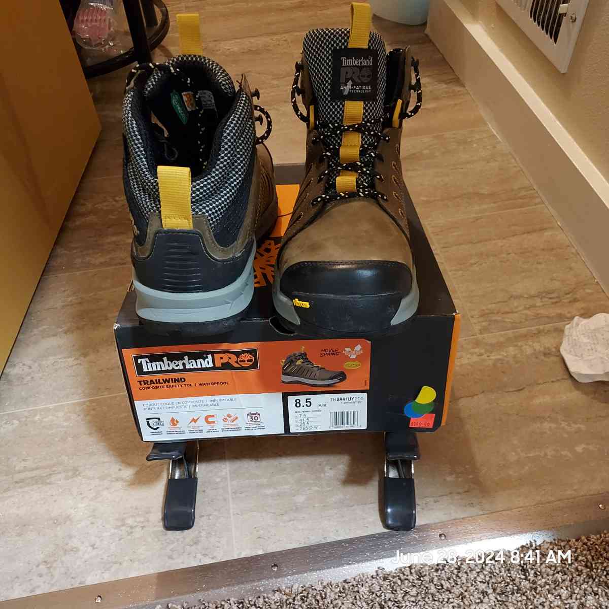 Timberland boots Safety Composite Toe Mens 85  Work boots - Billings, Montana - FleaMarketBay