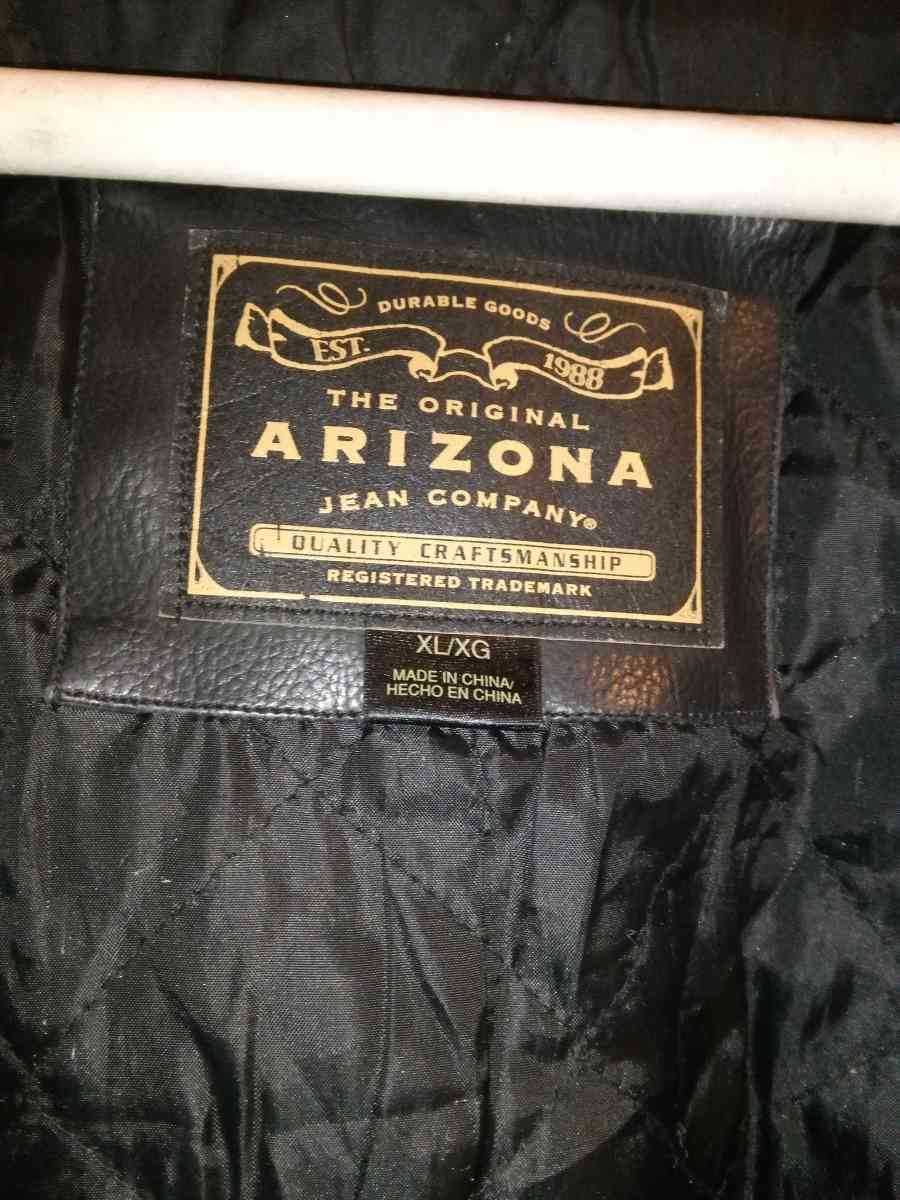 extra large Arizona leather jacket - Cave City, Arkansas - FleaMarketBay