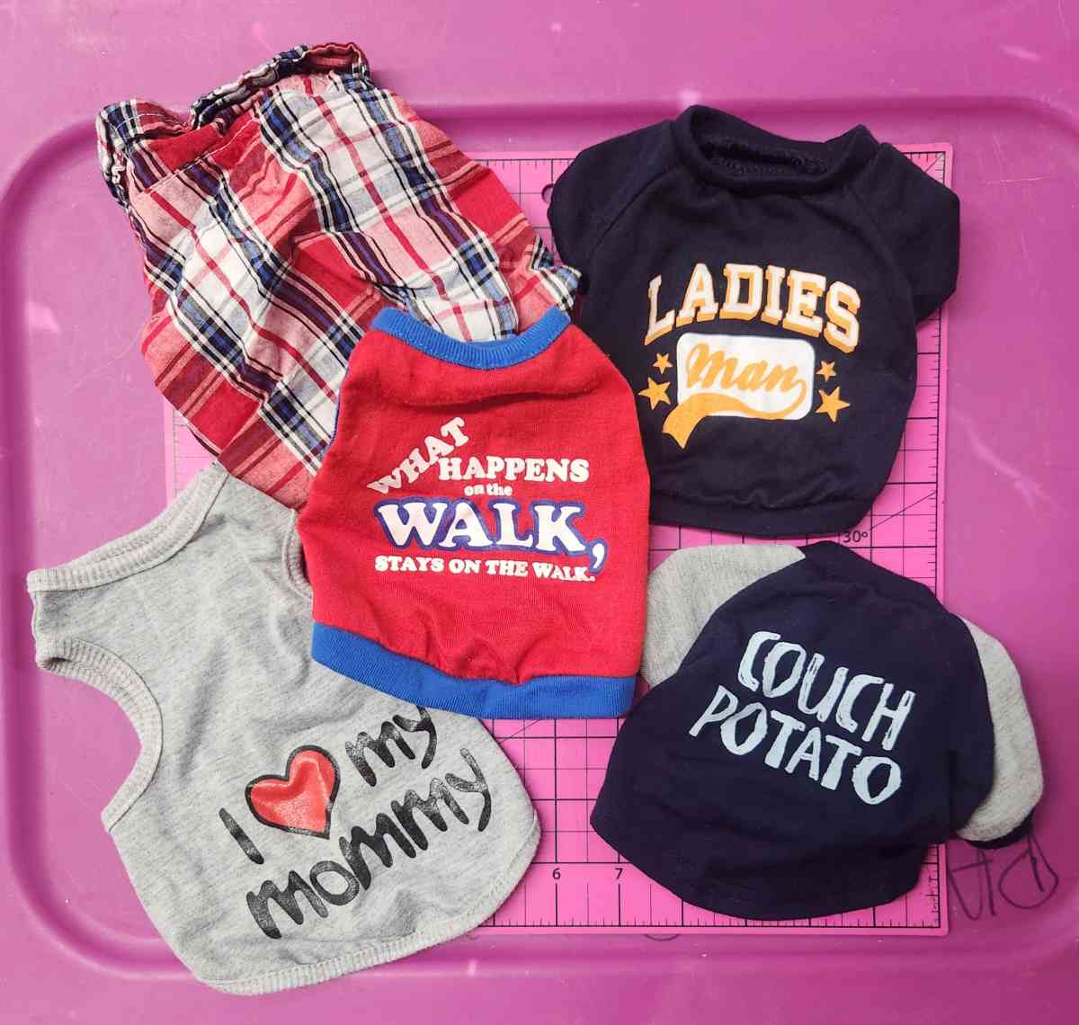 Pet Dog Lot of 10 Outfits Lightly Worn Like New SZs XS to S - Kenner, Louisiana - FleaMarketBay