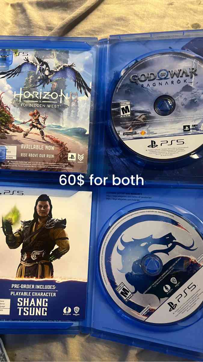 Playstation 5 games - Southaven, Mississippi