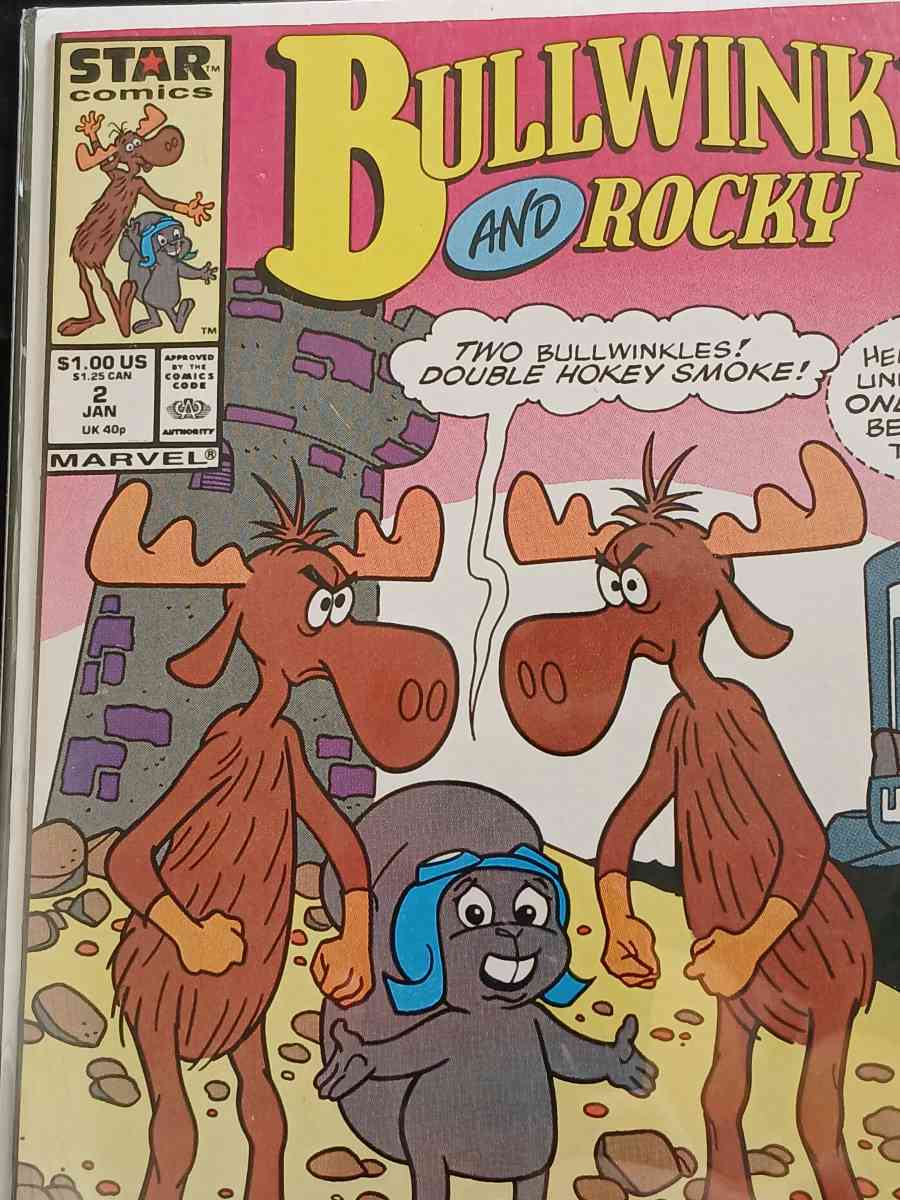 Bullwinckle and Rocky 2 1988  Star Comics 1st Baron Von Shtu - Kingston, Pennsylvania - FleaMarketBay