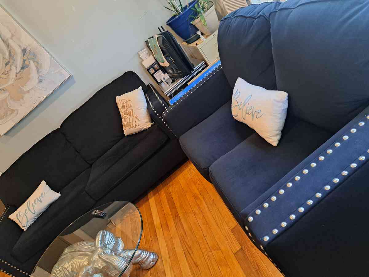 living room sofa and loveseatgood condition - Milford, Massachusetts