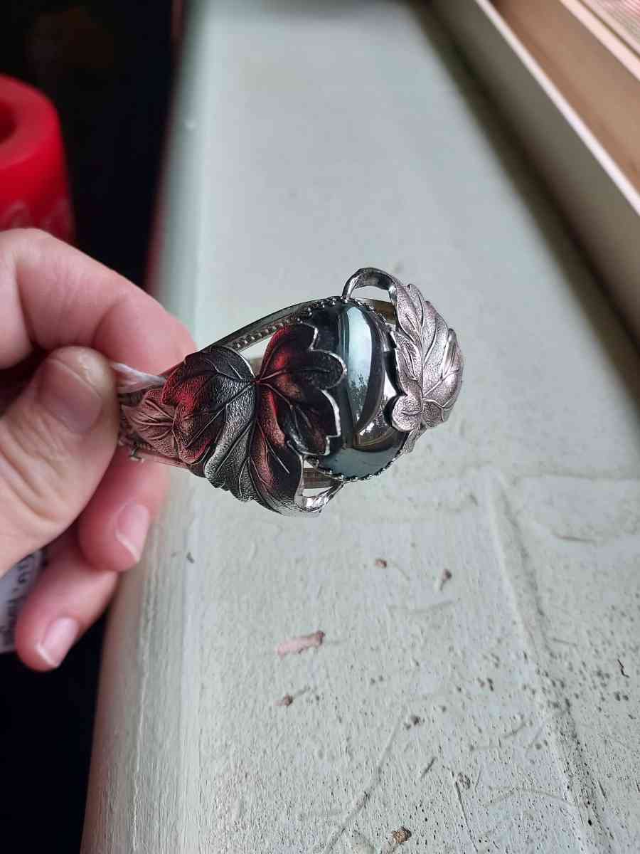 costume whiting  davis genuine hematite cabachon - Albuquerque, New Mexico - FleaMarketBay