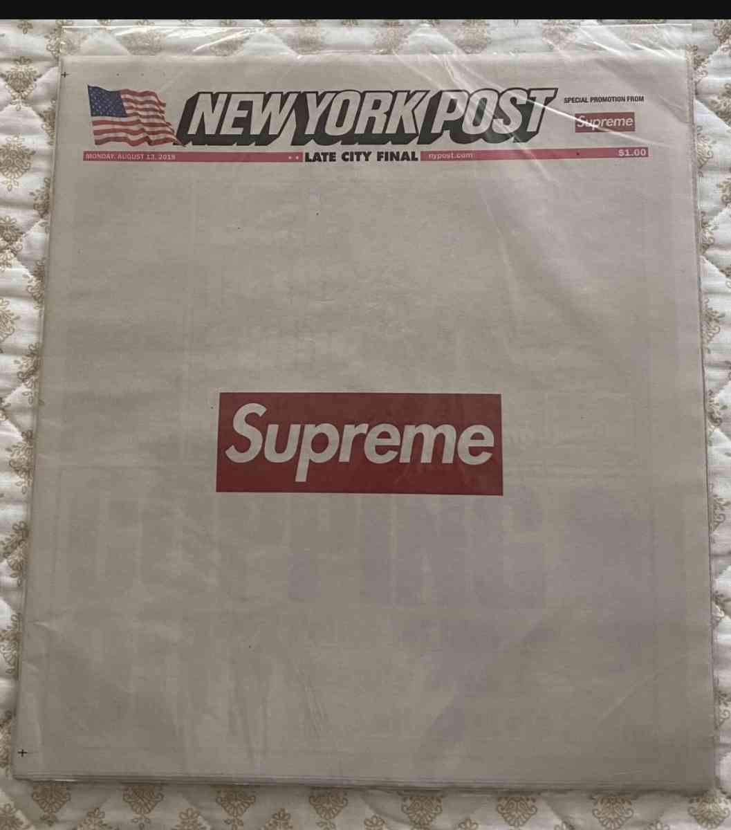 Supreme newspaper - Middle Village, New York - FleaMarketBay