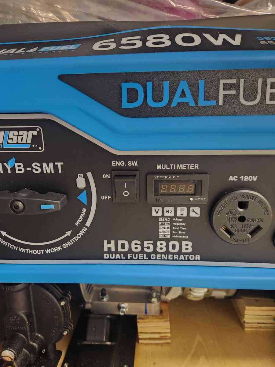 NEW Pulsar Generator 65805300 Watt Dual Fuel Gas AND Propane - Kenner, Louisiana - FleaMarketBay