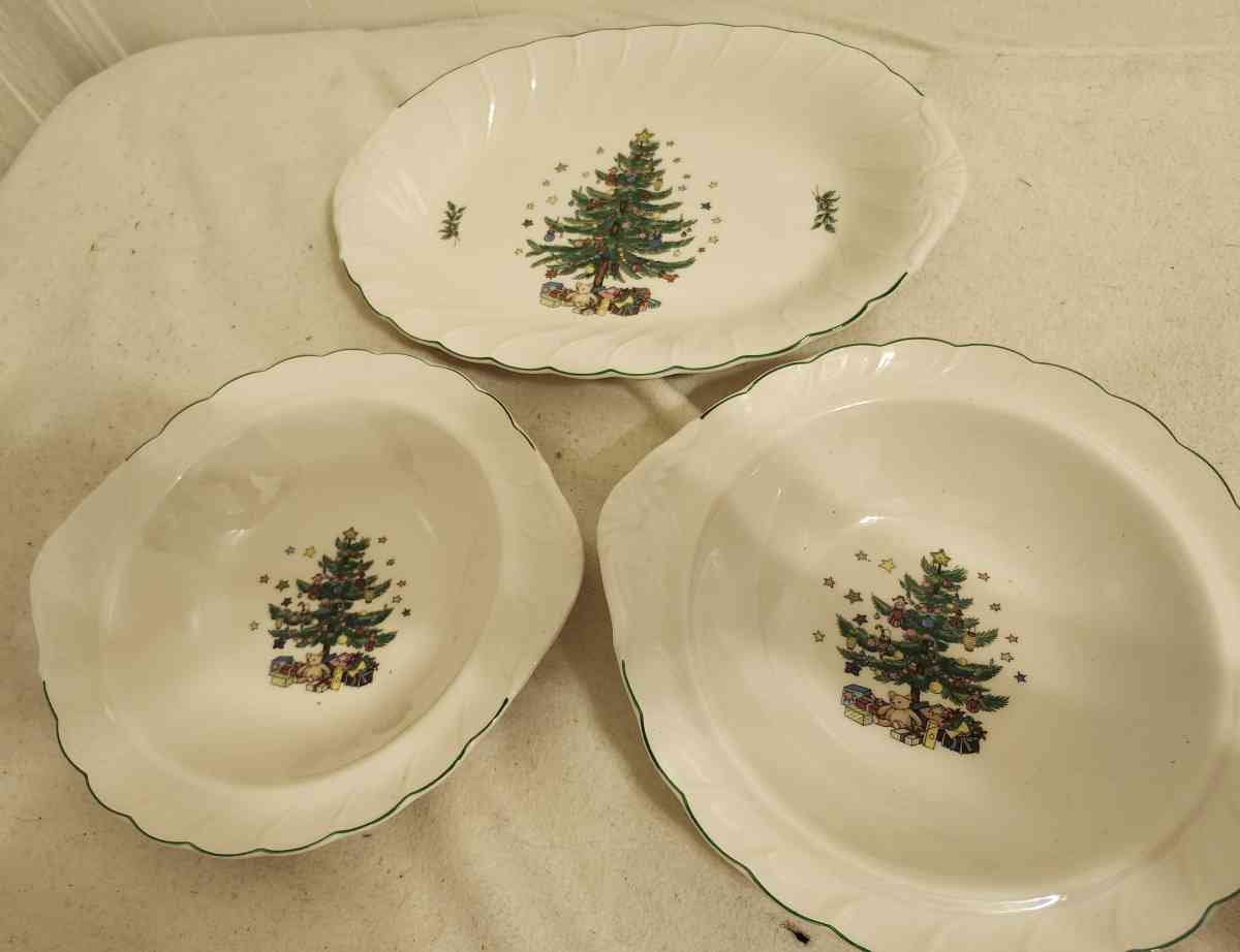 nikko brand dishwasher serving set three pieces - Eldorado, Illinois - FleaMarketBay