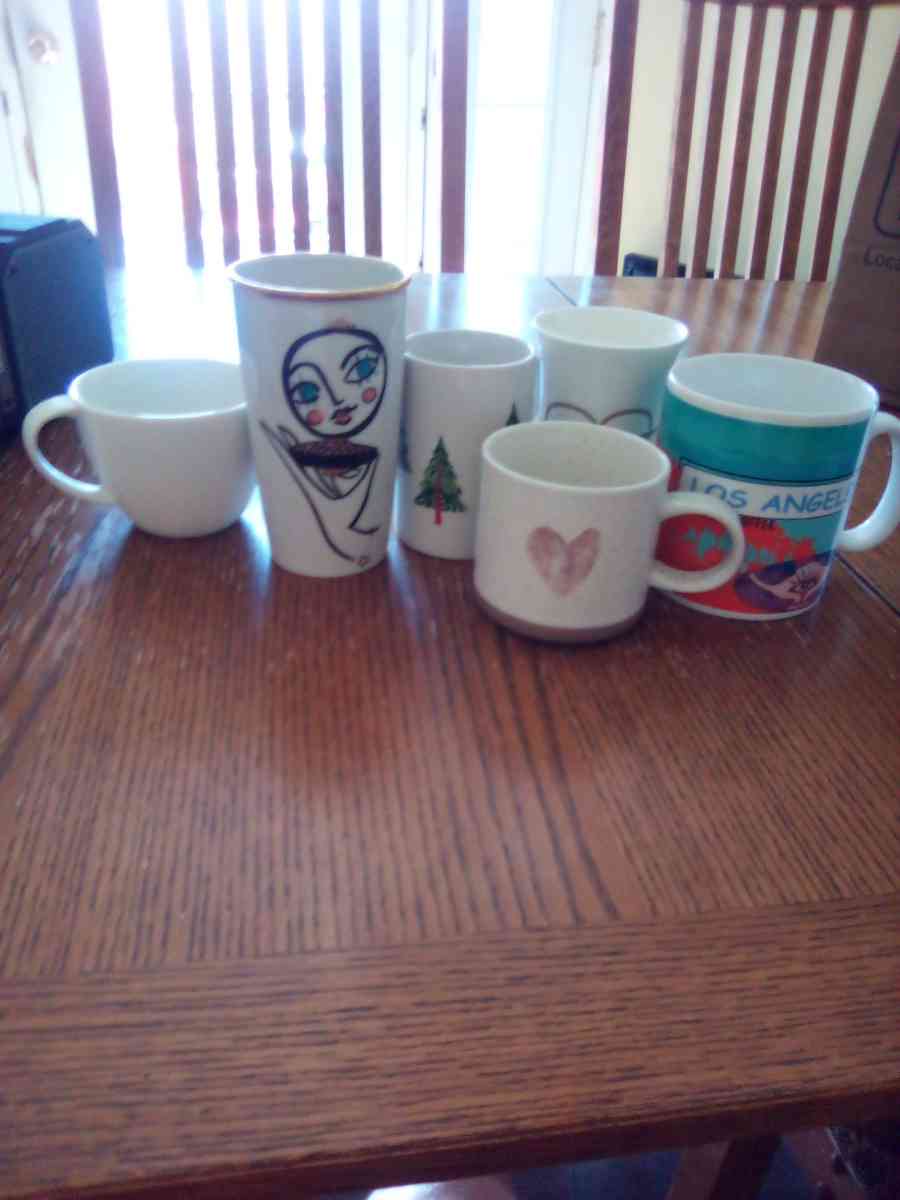 black tablet and Starbucks coffee mugs - Tulare, California - FleaMarketBay