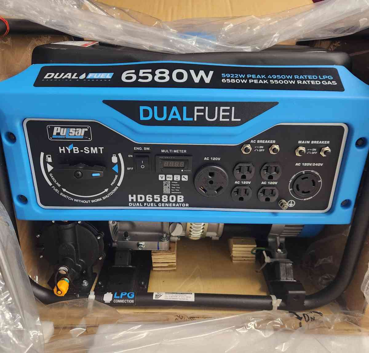 NEW Pulsar Generator 65805300 Watt Dual Fuel Gas AND Propane