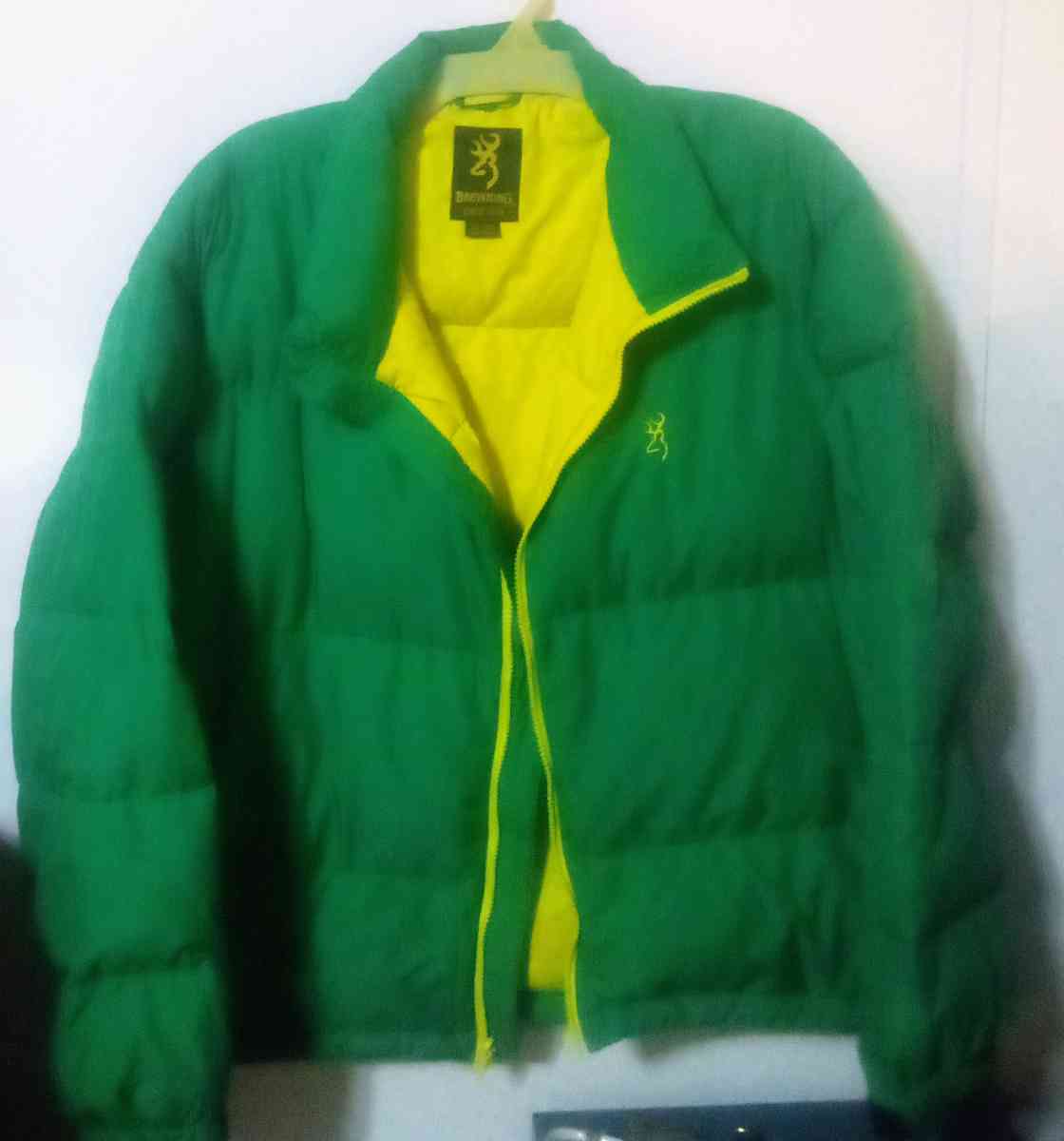 green and yellow Browning brand coat 2XL - Cave City, Arkansas