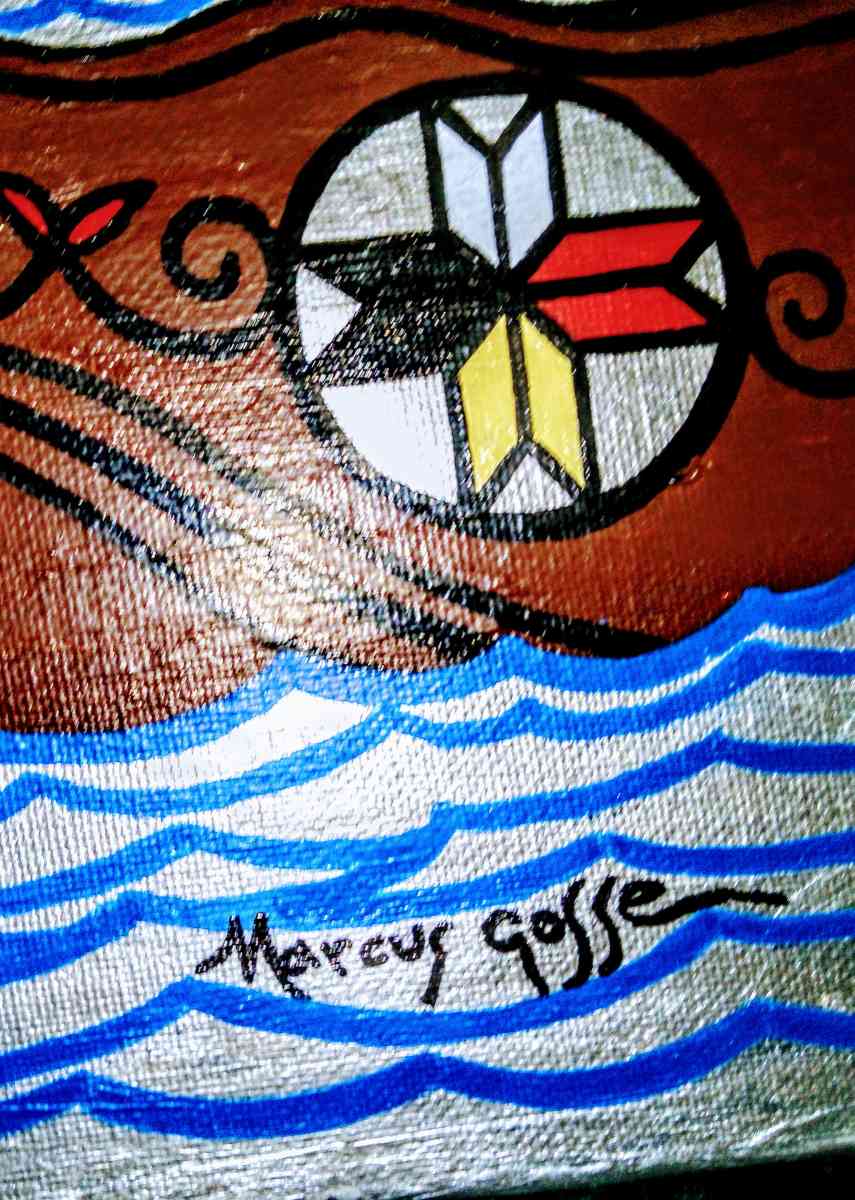 oil acrylic painting by world famous Marcus Gosse - Marianna, Florida - FleaMarketBay