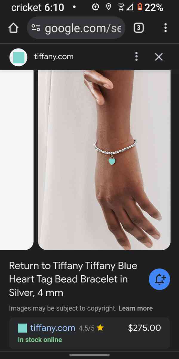 Authentic Tiffany and CO bracelet - Yantis, Texas - FleaMarketBay
