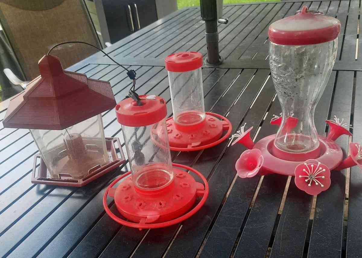 Four bird feeders - Port Jefferson Station, New York - FleaMarketBay