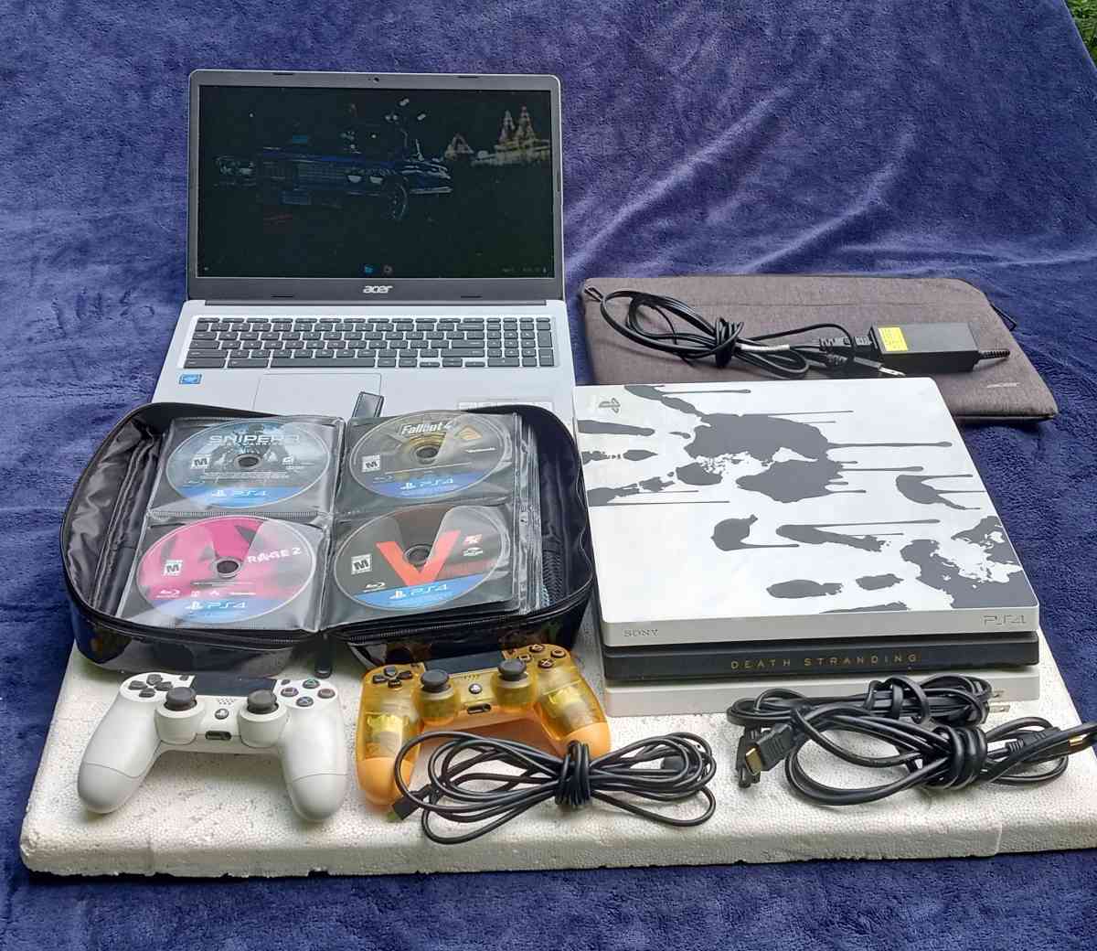 Playstation 4 pro 1tb comes with 84 games - Albemarle, North Carolina - FleaMarketBay