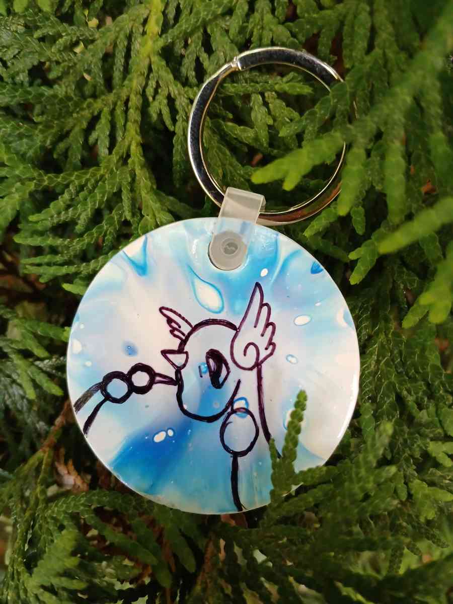 Dratini Pappy Pour Painted Pokemon Kaychain - Kingston, Pennsylvania - FleaMarketBay