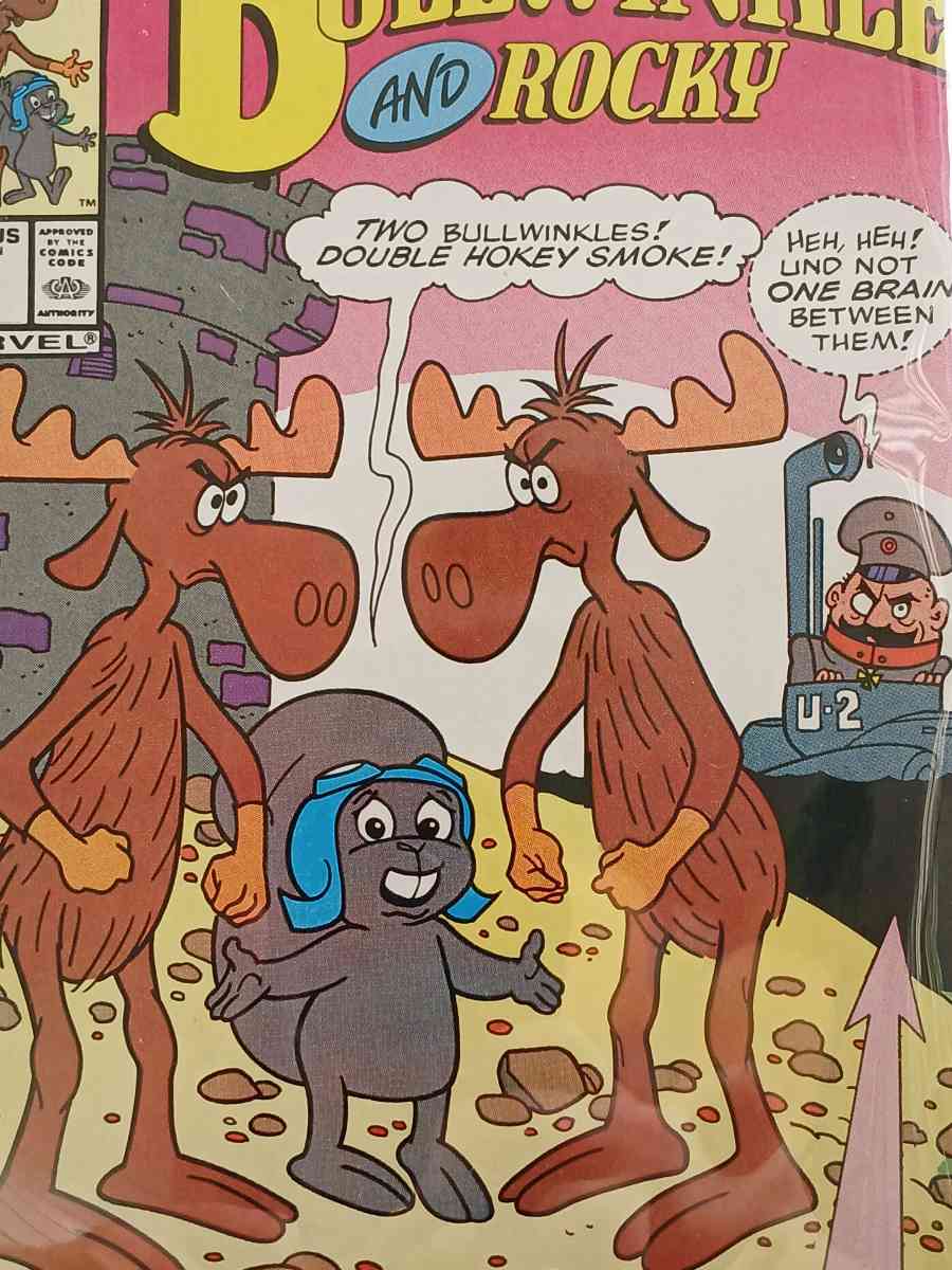 Bullwinckle and Rocky 2 1988  Star Comics 1st Baron Von Shtu - Kingston, Pennsylvania - FleaMarketBay