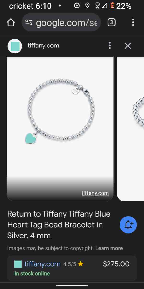 Authentic Tiffany and CO bracelet - Yantis, Texas - FleaMarketBay