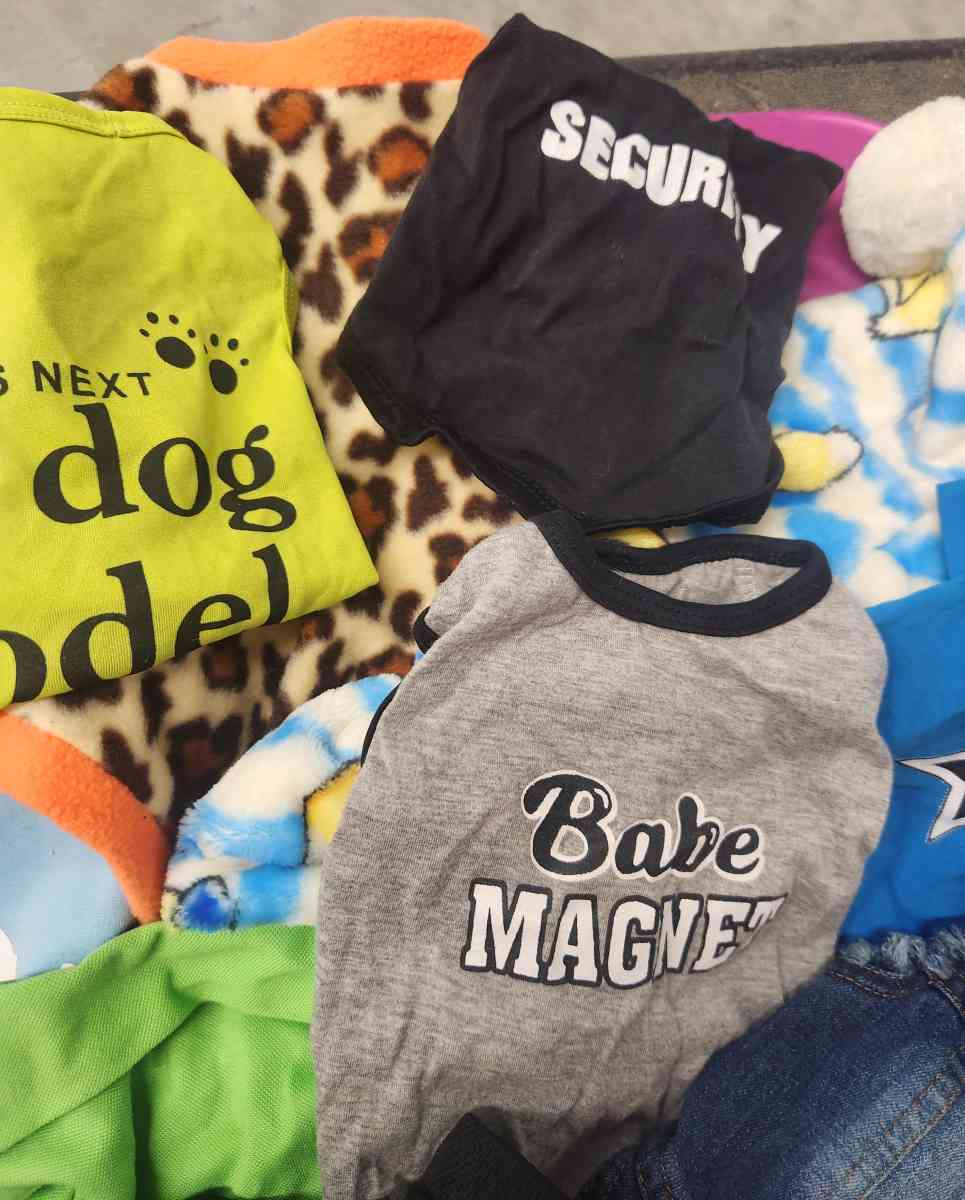 Pet Dog Lot of 11 Outfits Lightly Worn New SZs S to M - Kenner, Louisiana - FleaMarketBay