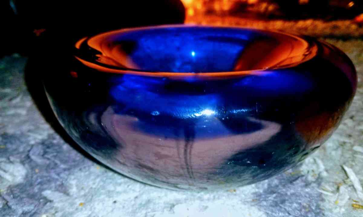vintage Murano glass decor bowl