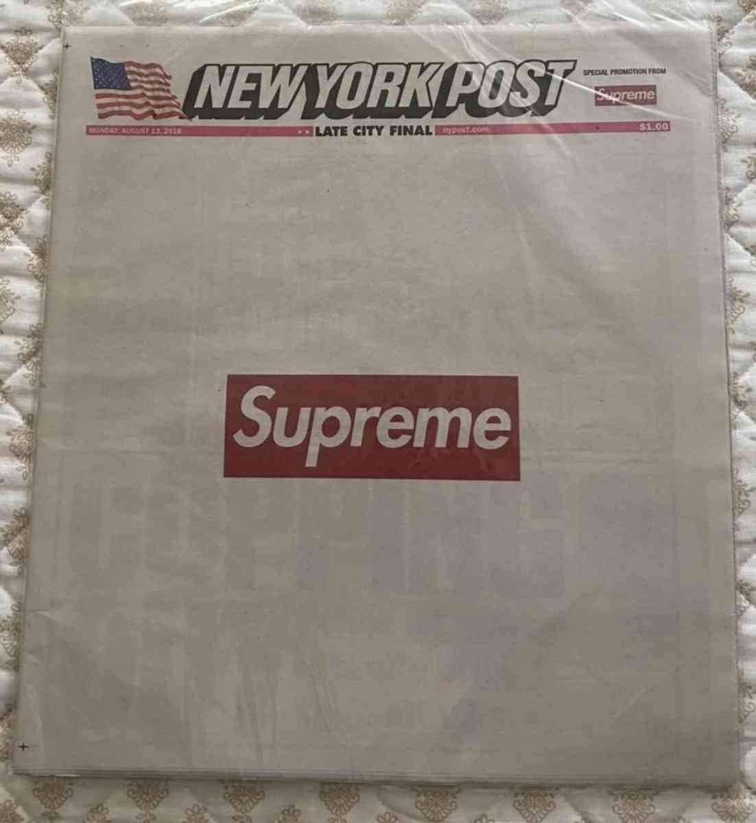 Supreme newspaper - Middle Village, New York - FleaMarketBay