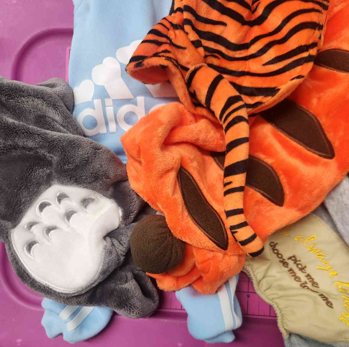 Pet Dog Lot of 5 Full Length Outfits Never Worn SZs ML - Kenner, Louisiana - FleaMarketBay