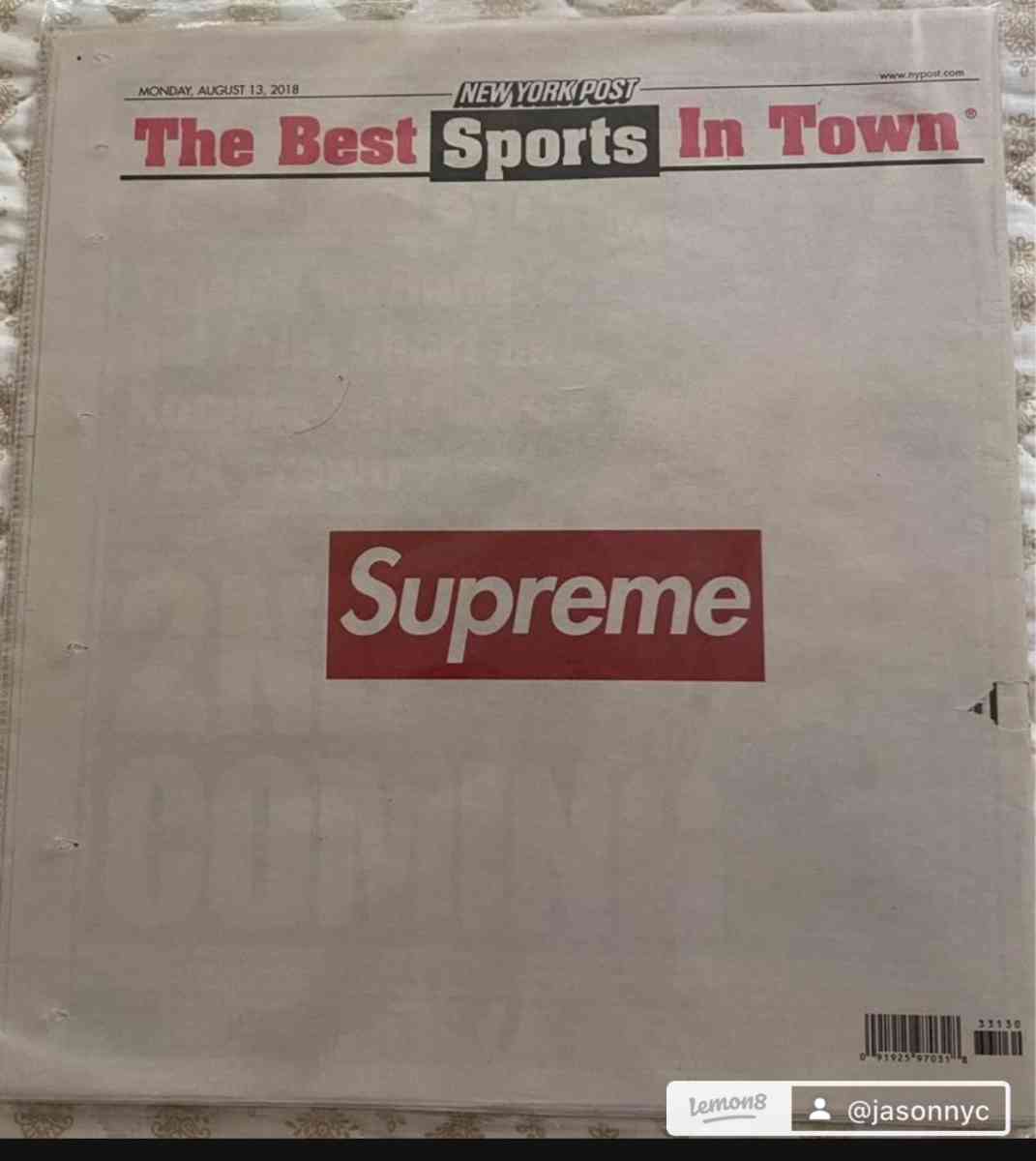 Supreme newspaper - Middle Village, New York - FleaMarketBay