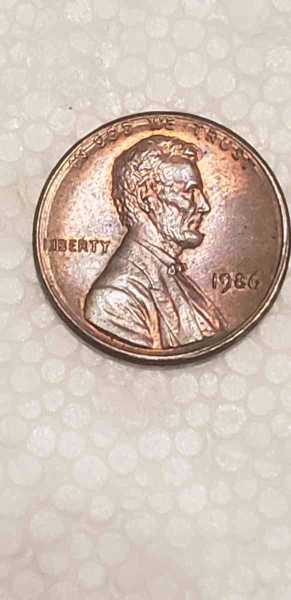 1986 penny - Lithonia, Georgia
