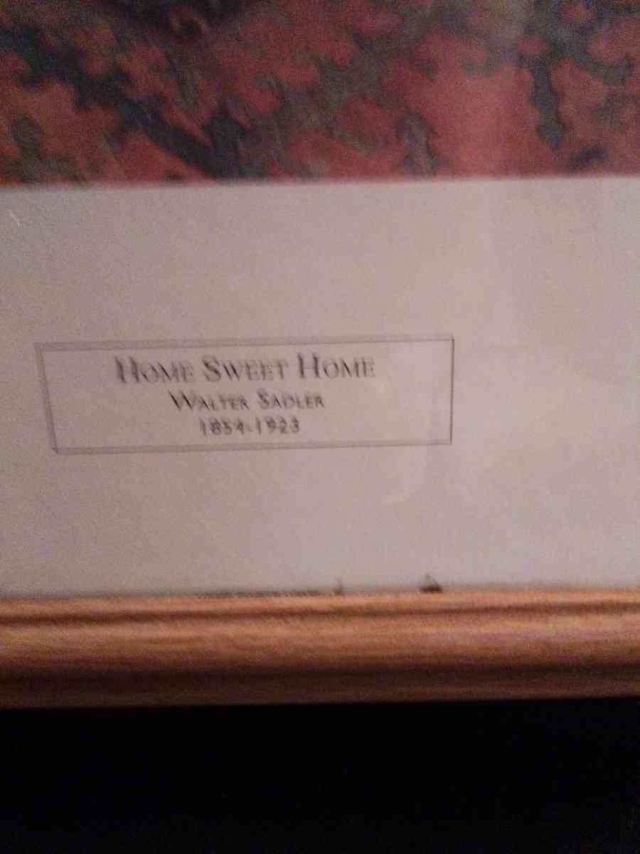 antique pitchure under glass - Mayflower, Arkansas - FleaMarketBay