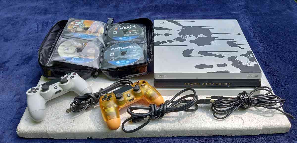 Playstation 4 pro 1tb comes with 84 games - Albemarle, North Carolina - FleaMarketBay