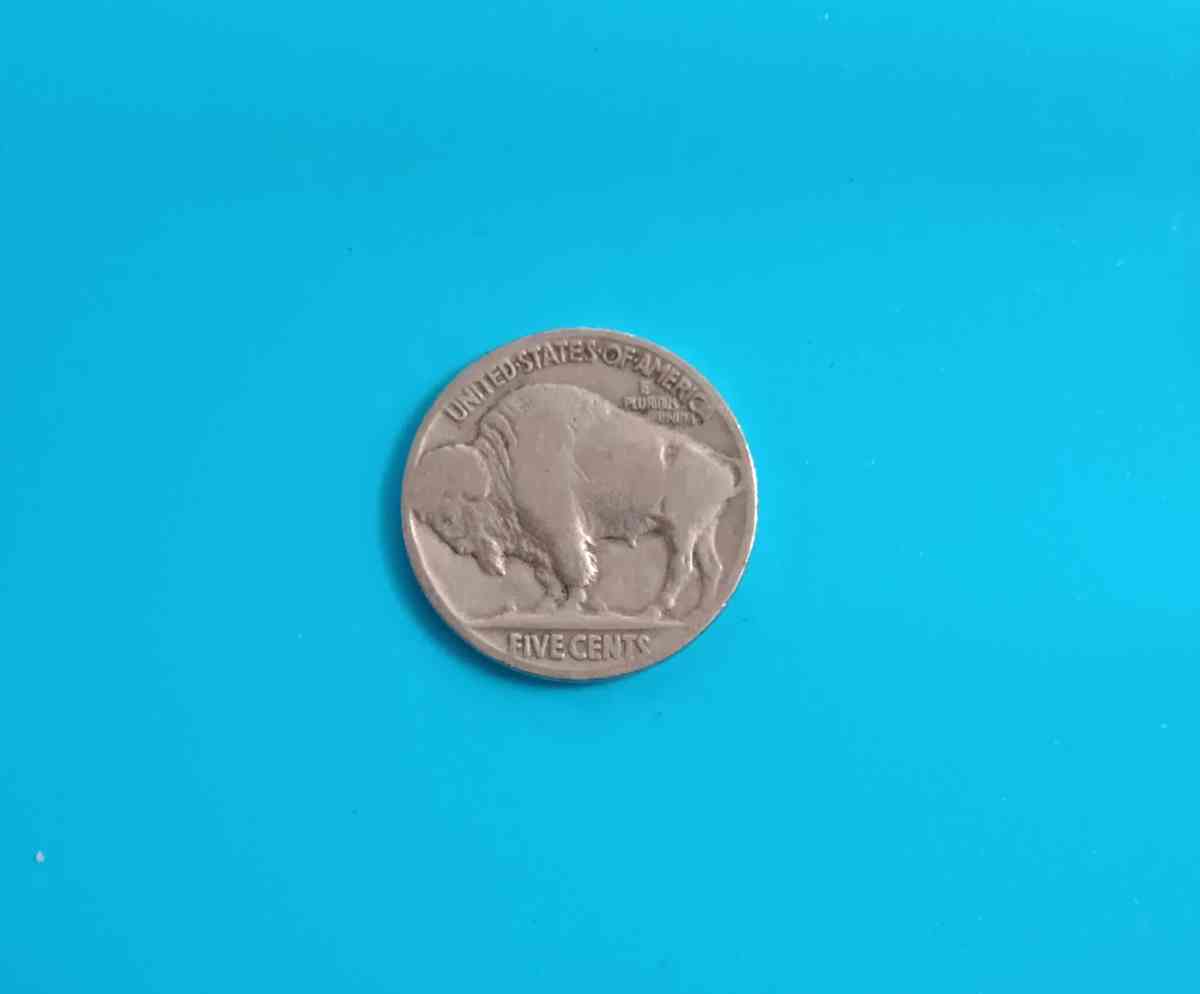 old silver Buffalo nickel - Dayton, Ohio